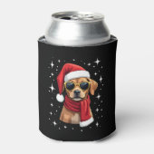 Funny Boxer Dog Christmas Lights Xmas Outfit Pajam Dosenkühler (Kanne Vorderseite)