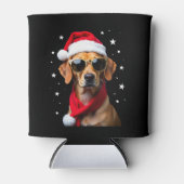 Funny Boxer Dog Christmas Lights Xmas Outfit Pajam Dosenkühler (Vorderseite)