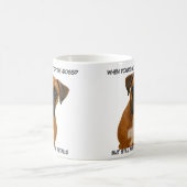 Funny Boxer Dog nicht in der Klatsche, aber brauch Kaffeetasse (Mittel)