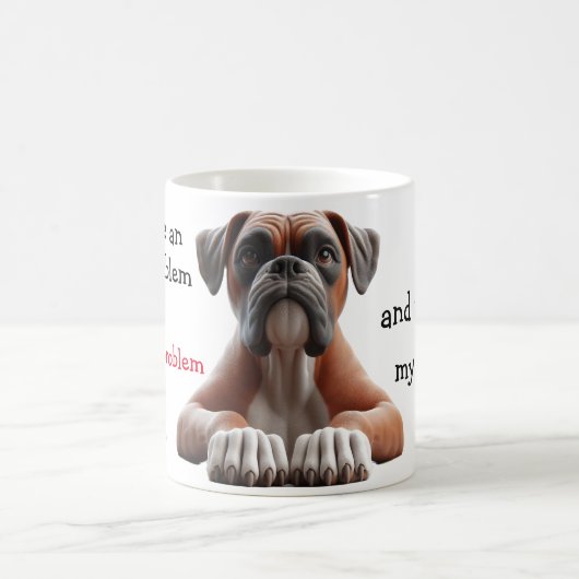 Funny Boxer Kaffeetasse (Mittel)