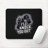 Funny Boxer klopfen Sie aus Boxhandschuhen ich wei Mousepad (Mit Mouse)