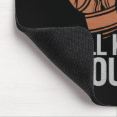 Funny Boxer klopfen Sie aus Boxhandschuhen ich wei Mousepad (Ecke)