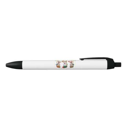 Funny Boxer Weihnachtslicht Weihnachten Weihnachte Kugelschreiber (Oberseite)