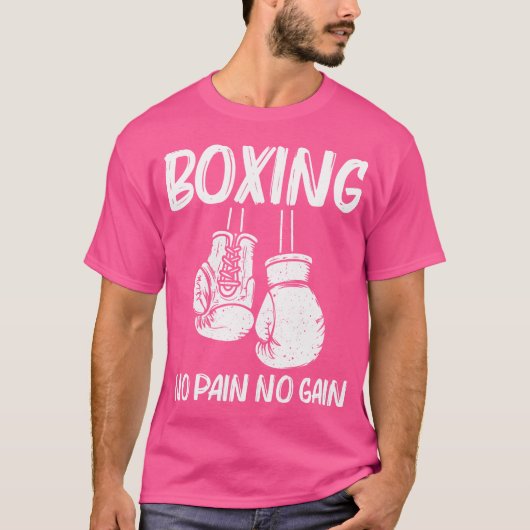 Funny Boxing Art und Weise Boxen Boxerloves T-Shirt (Vorderseite)