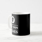 Funny Boxing Boxer Old Man T Shirt Geschenk Kaffeetasse (Vorderseite Links)
