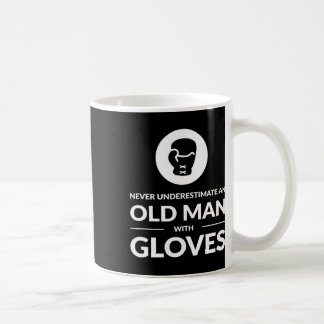 Funny Boxing Boxer Old Man T Shirt Geschenk Kaffeetasse