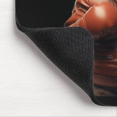 Funny Boxing Chat mit Boxhandschuhen für Damen Mousepad (Ecke)