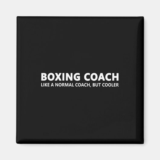 Funny Boxing Coach Definition Boxing Coach Magnet (Vorne)