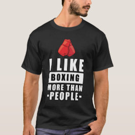Funny Boxing Design T-Shirt