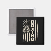 Funny Boxing Fighter Gym Gloves for Magnet (Vorderseite/Rückseite)