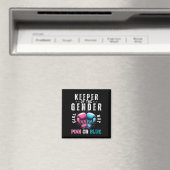 Funny Boxing Gender Reveal Keeper Magnet (In Situ (Geschirrspüler))