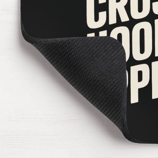 Funny Boxing Gym Jab Cross Hook Uppercut für Fraue Mousepad (Ecke)