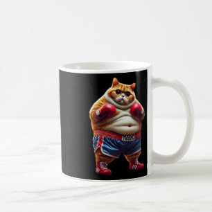 Funny Boxing Gym Trainingskatze mit Boxhandschuhen Kaffeetasse