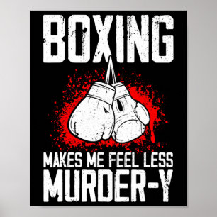 Funny Boxing Kickboxer Savate Mixed Martial Arts M Poster