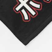 Funny Boxing Mouse Japanisch Fleecedecke (Ecke)