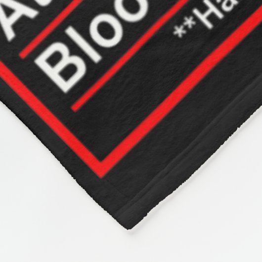 Funny Boxing Nutrition Facts Boxer Fleecedecke (Ecke)