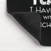 Funny Boxing Quote Design - Punching Bag Boxer Mem Mousepad (Ecke)