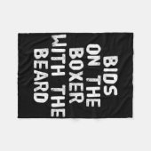 Funny Boxing Quotes Boxers Gebote auf dem Boxer mi Fleecedecke (Vorderseite (Horizontal))
