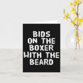 Funny Boxing Quotes Boxers Gebote auf dem Boxer mi Karte (Gelbe Blume)