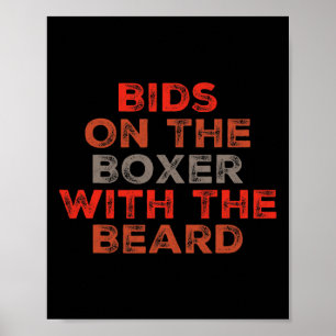 Funny Boxing Quotes Boxers Gebote auf dem Boxer mi Poster