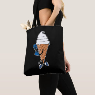 Funny Boxing Sportaktivitäten Ice Cone Cartoon Tasche