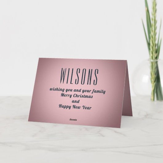 Funny Boxring Ansager Feiertagskarte (Rückseite)