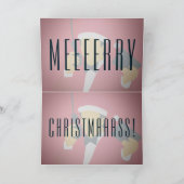 Funny Boxring Ansager Feiertagskarte (Innenseite)