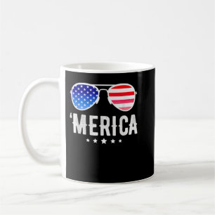 Funny Boy 4. Juli American Flag Boys Patriotic Fir Kaffeetasse