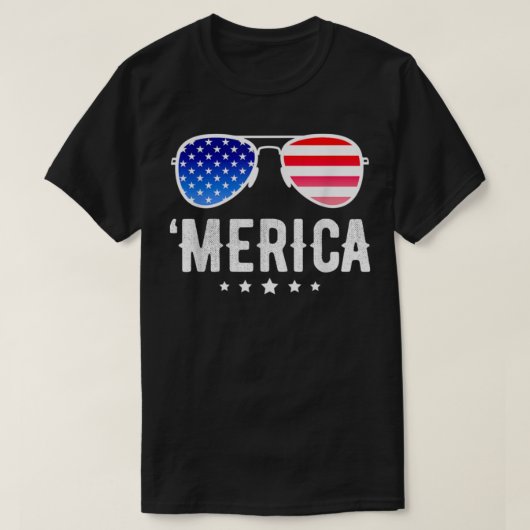Funny Boy 4. Juli American Flag Boys Patriotic Fir T-Shirt (Design vorne)
