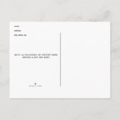 Funny Boy Life Baby Shower Einladung (Rückseite)