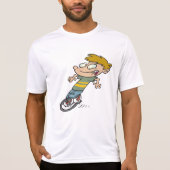 Funny Boy Riding Einrad T-Shirt (Vorderseite)
