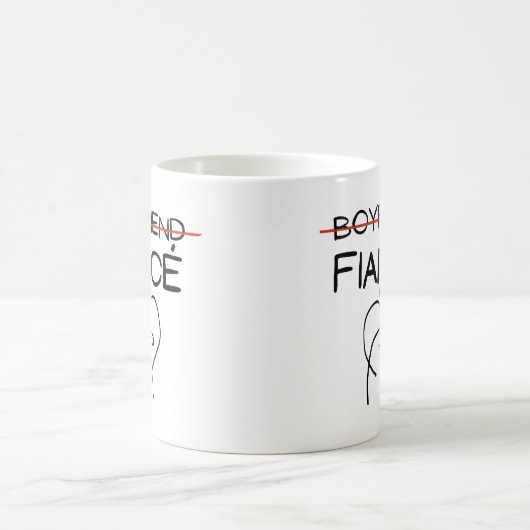 Funny Boyfriend Fiancé Kaffeetasse (Mittel)