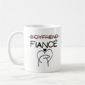 Funny Boyfriend Fiancé Kaffeetasse (Links)