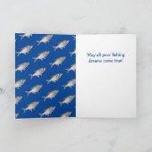 Funny Boyfriend Fischen Geburtstag Karte (Innenseite)