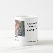Funny Boyfriend Foto Kaffee Tasse (Mittel)