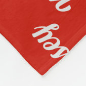 Funny Boykin Spaniel Dog Name Gemustert Weihnachte Fleecedecke (Ecke)