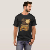 Funny Boykin Spaniel in Camo Cooler Pumpkin Face H T-Shirt (Vorne ganz)
