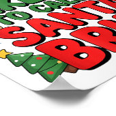 Funny Boys Christmas Most Likely To Call Santa Bru Poster (Ecke)