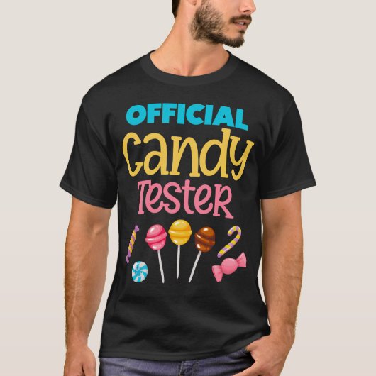Funny Boys Girls Candy Lover T-Shirt (Vorderseite)