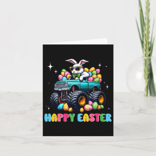 Funny Boys Happy Ostermonster Truck Ostereier Karte
