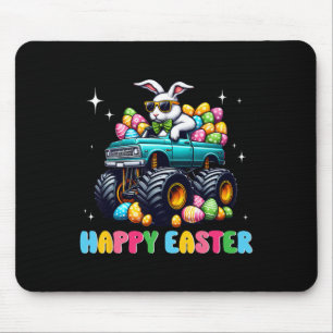 Funny Boys Happy Ostermonster Truck Ostereier Mousepad