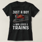 Funny Boys nur ein Junge, der Lieben trainiert die T-Shirt (Design vorne)