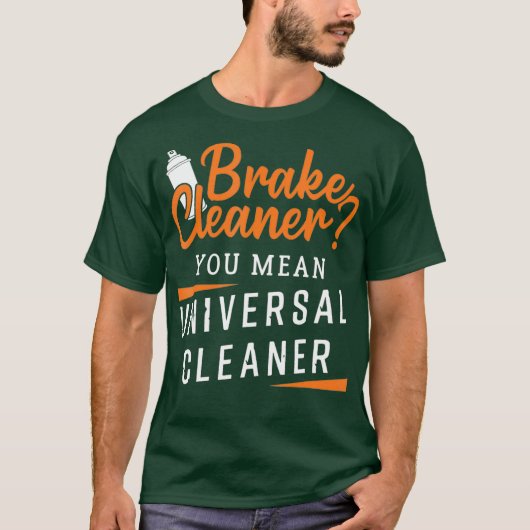 Funny Braaner Cleaner Design für Automotive T-Shirt (Vorderseite)