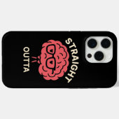 Funny Brain Phone Case - Geek & Student Life Spaß (Rückseite (Horizontal))