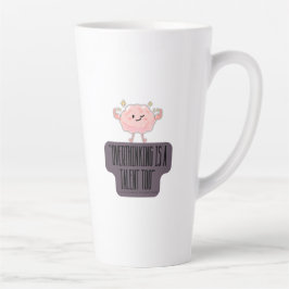 Funny Brain Power Apparel for Overthinkers Milchtasse