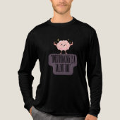 Funny Brain Power Apparel for Overthinkers Tri-Blend Shirt (Vorderseite)