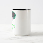 Funny Brain Tasse - Mein Gehirn hat den Chat Verla (Mittel)