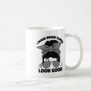 Funny Brain Tumor Krieger Frauen Grauer Hirntumor Kaffeetasse
