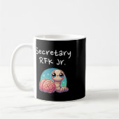 Funny Brain Worm Secretary Rfk Jr.  Kaffeetasse (Links)