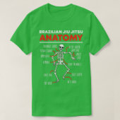 Funny brasilian Jiu Jitsu Martial Arts Anatomy Ske T-Shirt (Design vorne)